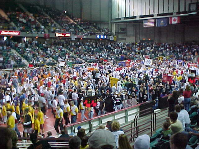 Opening ceremonies at the 2000 State Tournament